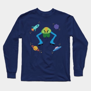 Intergalactic Spider Creature Long Sleeve T-Shirt